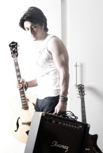 Ali Zafar With Music Instruments