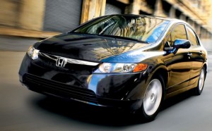 Black Honda Civic