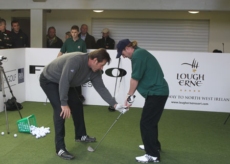 Blind Golf Training
