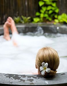 Girl in Bath Dub