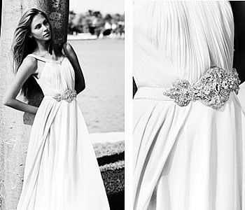 Girl in Belt Dress