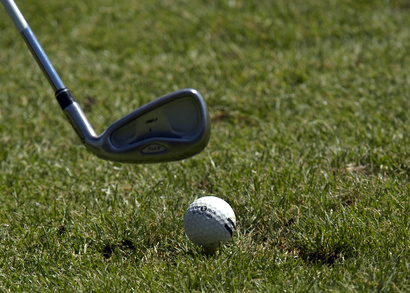 Golf Wedge and Ball