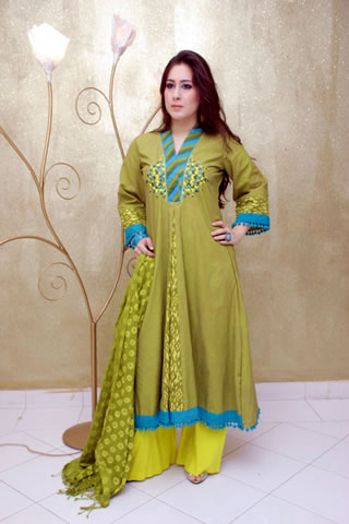 Beautiful Girl in Maria B. Eid Collection