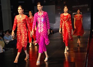 Models are Walking With Different Dresses