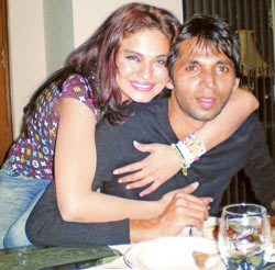 Mohammad Asif and Veena Malik