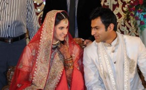 Sania and Shoaib in Wedding Ceremoney