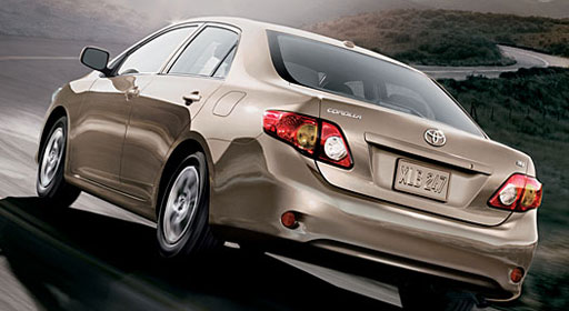 Toyota Corolla 1.3L GLi Back View