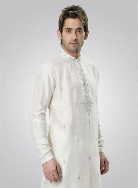 White Kurta Eid Dress for Men