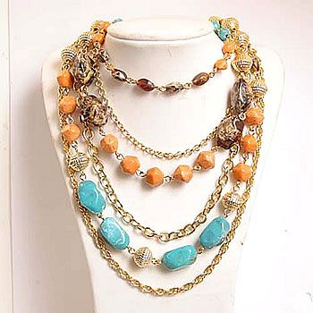 layered necklace