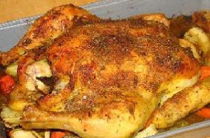 Garnished Chicken Sajji