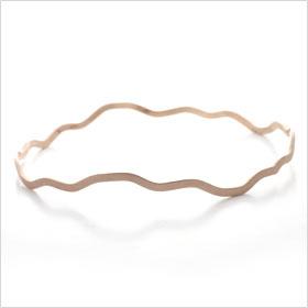 Rose Gold Canyon Bangle Bracelet