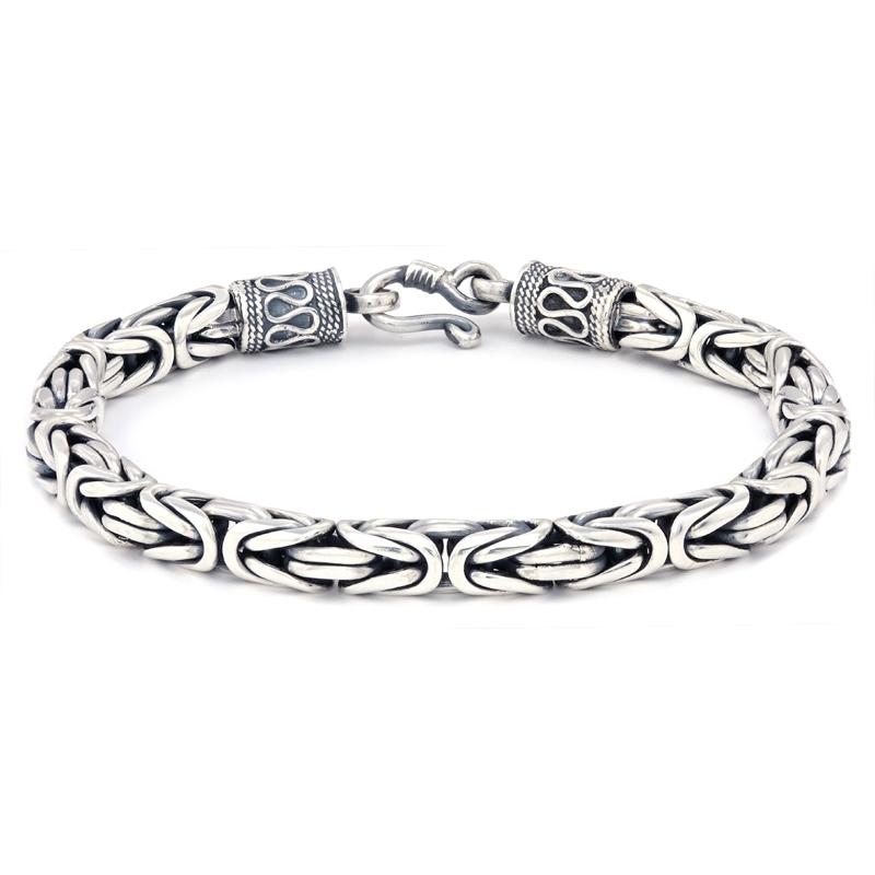 Large Byzantine Sterling Silver Bracelet1