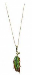 Leaf 14K Gold Chain Necklace