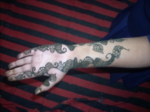 Pakistani Bridal Henna Design