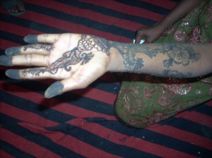 Mehndi Design for Inside Hand