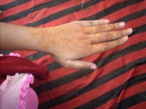 Cute Mehndi Design Photo