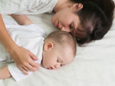 Mom With her Beautiful Child