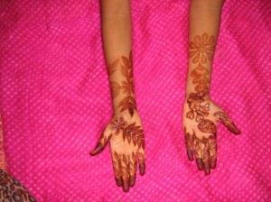 Mehandi Design for Inside Hand