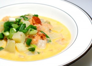 Salmon And Potato Chowder