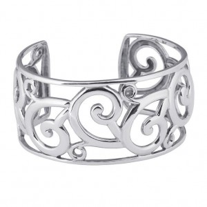Sterling Silver Filigree Cuff Bracelet