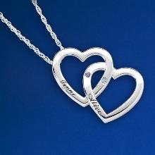 Two Hearts Intertwined Necklace