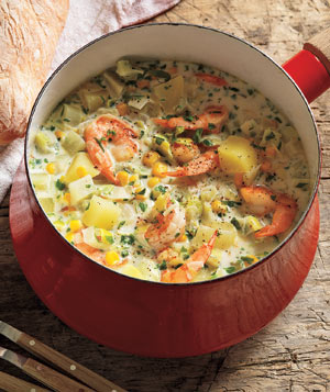 dinner shrimp chowder