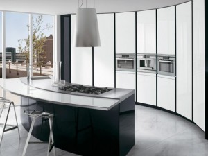 stylish black kitchen cabinet for modern home design
