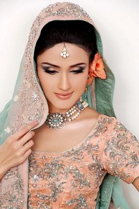 Zara Sheikh in Mahid Khawer Dress