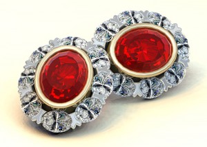 Ruby Earrings