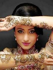 full hand eid mehndi design