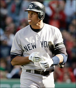 alex rodriguez hitting