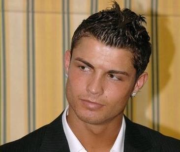 Ronaldo Earrings on Cristiano Ronaldo 01 Jpg