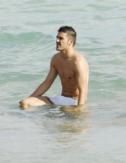 David Villa Shirtless