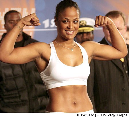 Sexy Workout on Laila Ali Hot Picture