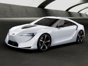 Toyota ft hs Hybrid Sports Car