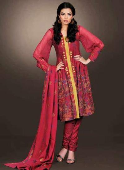 Bareeze Winter Dresses for Women 2012