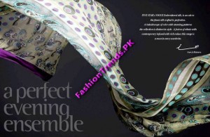 Vogue Silk Embroidered Lawn Summer 2012 by Five Star