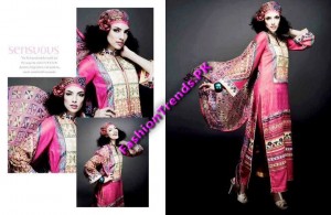 Vogue Silk Embroidered Lawn Summer 2012 by Five Star