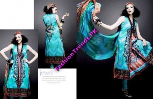 Vogue Silk Embroidered Lawn Summer 2012 by Five Star