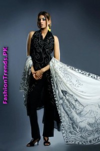 Digital Embroidered Suits by Resham Ghar