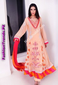 NazJunaid Party Wear Dresses 2012