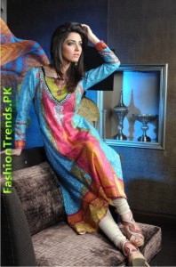 Aroshi Embroidered Swiss Voile Summer Collection 2012