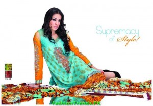 Supreme Lawn & Mughal-e-Azam Brosha of 2012