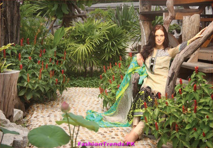 Lakhany Silk Mills Mid Summer Lawn Collection 2012