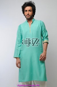 Aijazz Men Summer Kurta Shalwar 2012