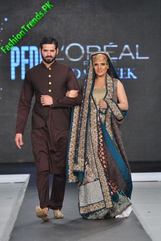 Nida Azwer at L'Oreal Paris Bridal Week 2012