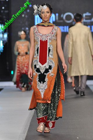 Teena by Hina Butt at L'Oreal Paris Bridal Week 2012