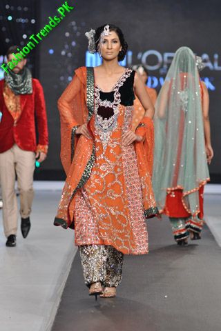 Teena by Hina Butt at L'Oreal Paris Bridal Week 2012