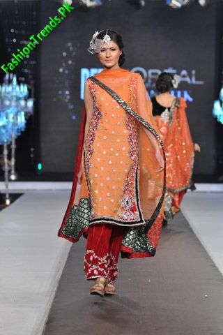 Teena by Hina Butt at L'Oreal Paris Bridal Week 2012