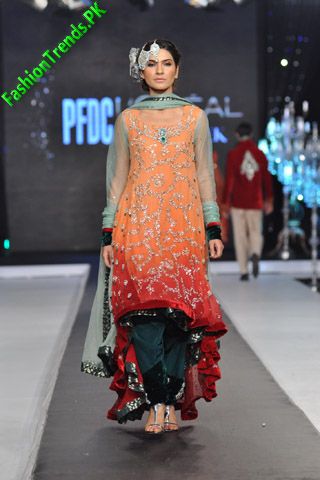 Teena by Hina Butt at L'Oreal Paris Bridal Week 2012
